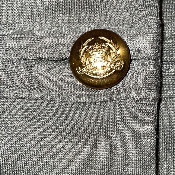 The limited army, green, military gold button jacket, size small - Picture 3 of 3